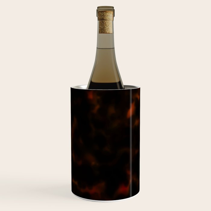Dark Tortoiseshell Turtle Pattern Wine Chiller Gallery Image 3