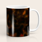 Dark Tortoiseshell Turtle Pattern Coffee Mug Gallery Image 1