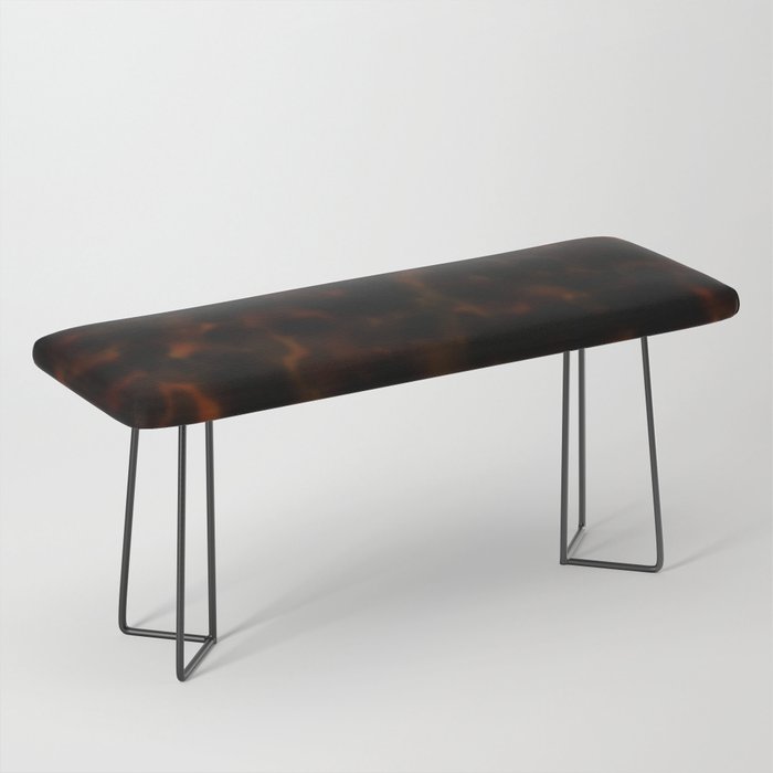 Dark Tortoiseshell Turtle Pattern Bench Gallery Image 1