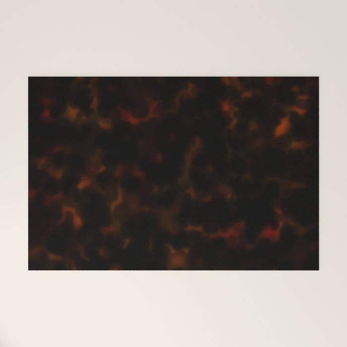 Dark Tortoiseshell Turtle Pattern Welcome Mat Gallery Image 1