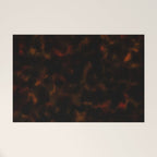 Dark Tortoiseshell Turtle Pattern Welcome Mat Gallery Image 1