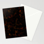 Dark Tortoiseshell Turtle Pattern Stationery Card Gallery Image 2