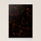 Dark Tortoiseshell Turtle Pattern Stationery Card Gallery Image 2