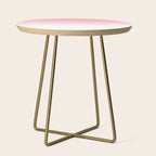 Pink Sunset Gradient Side Table Gallery Image 1