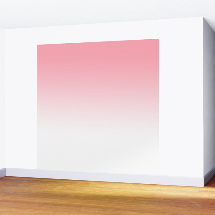 Pink Sunset Gradient Wall Mural Gallery Image 2