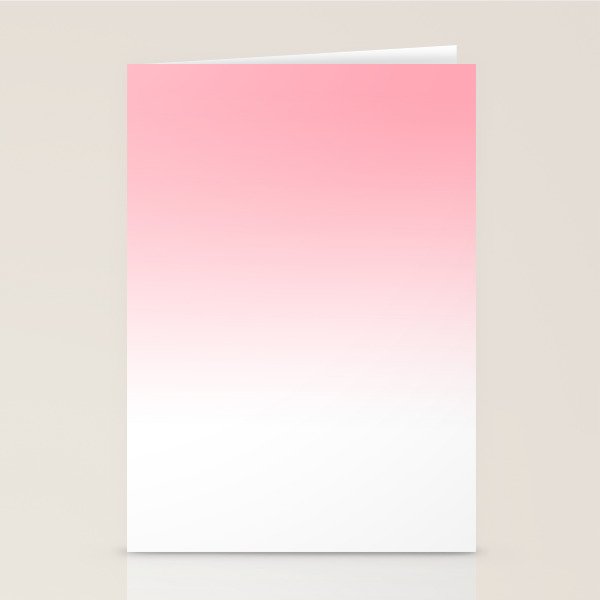 Pink Sunset Gradient Stationery Card Gallery Image 2