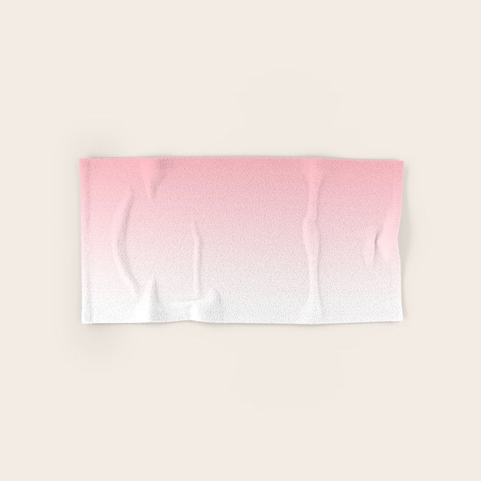 Pink Sunset Gradient Bath Towel Gallery Image 1