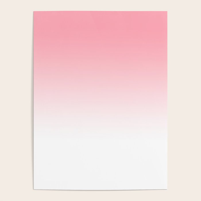Pink Sunset Gradient Poster Gallery Image 1
