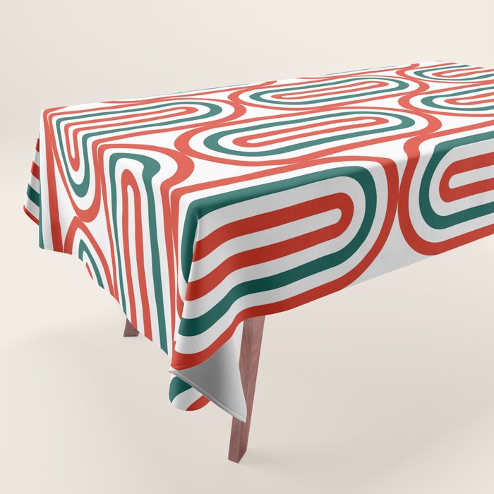 Retro Holiday 01B Tablecloth Gallery Image 1