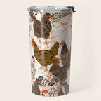 Favorite chickens brown Travel Mug Gallery Image 2