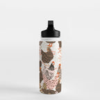 Favorite chickens brown Water Bottle Gallery Image 3