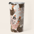 Favorite chickens brown Travel Mug Gallery Image 3