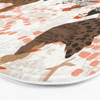 Favorite chickens brown Bath Mat Gallery Image 3