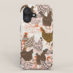 Favorite chickens brown iPhone Case Gallery Image 1