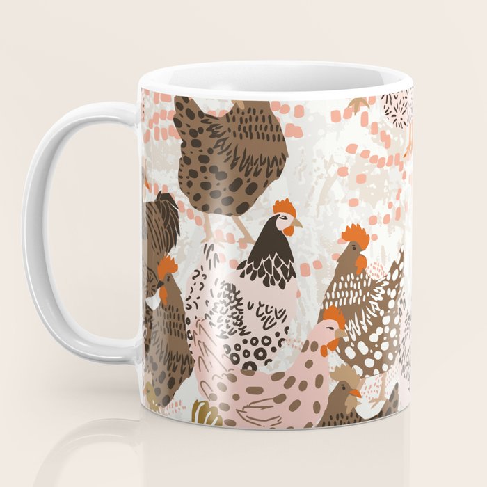 Favorite chickens brown Coffee Mug Gallery Image 3