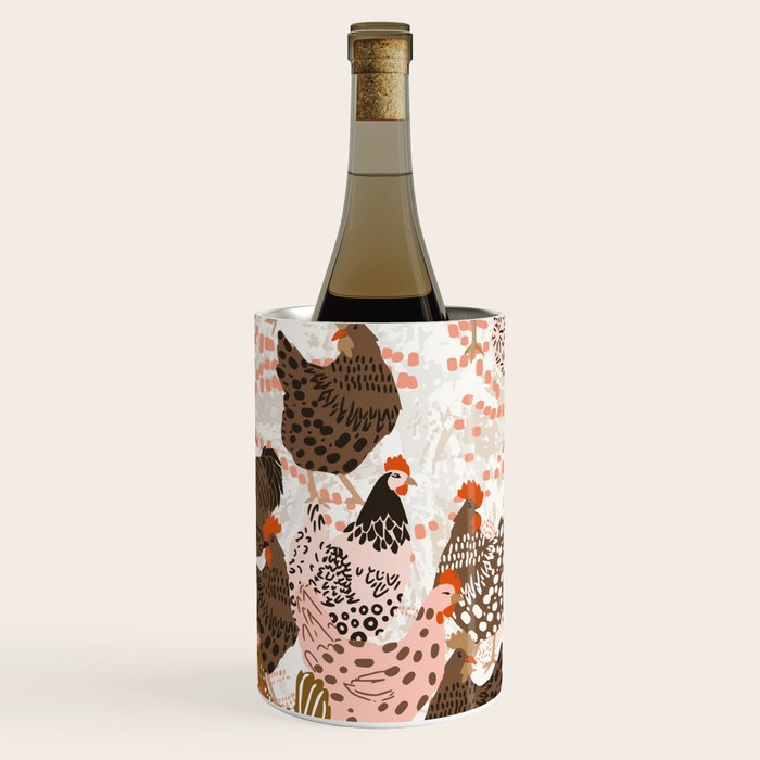 Favorite chickens brown Wine Chiller Gallery Image 2