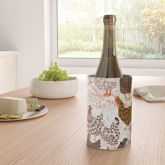 Favorite chickens brown Wine Chiller Gallery Image 4