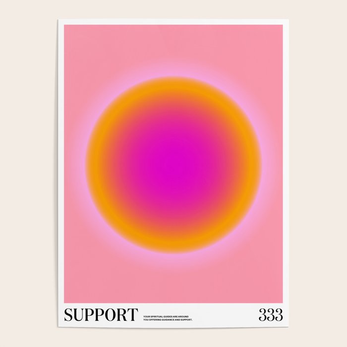 Gradient Angel Number: Support Poster Gallery Image 4