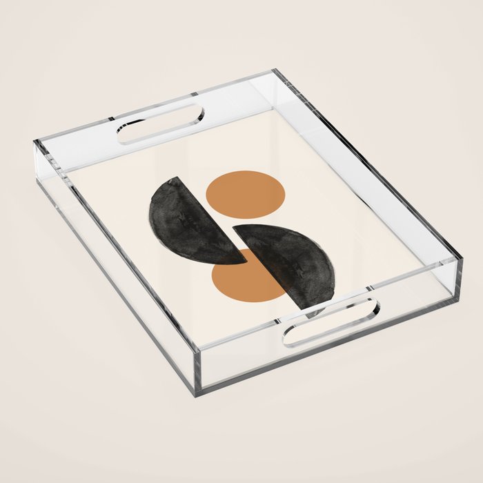 Mid Century Modern Acrylic Tray Gallery Image 1