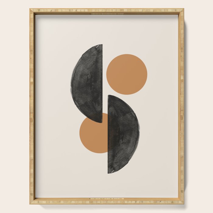 Mid Century Modern Serving Tray Gallery Image 1