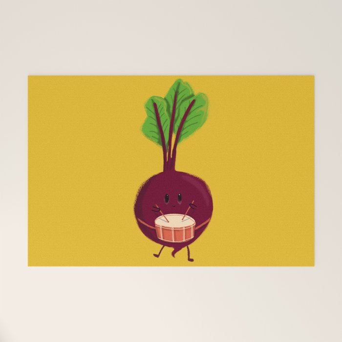 Beet's drum beat Welcome Mat Gallery Image 1
