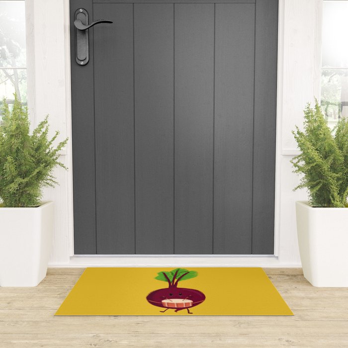 Beet's drum beat Welcome Mat Gallery Image 3