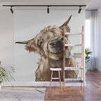 Highland Cow Wall Mural Gallery Image 1