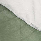 Mid century Green Moon Shape  Comforter Gallery Image 4
