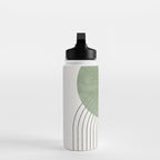 Mid century Green Moon Shape  Water Bottle Gallery Image 3