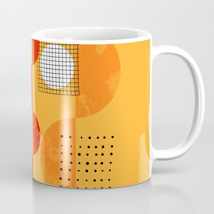 Mid-century shapes abstract no7 Coffee Mug Gallery Image 1