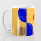 Mid-century shapes abstract no7 Coffee Mug Gallery Image 3