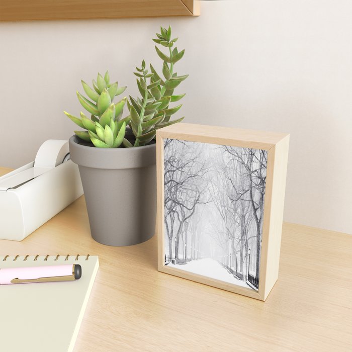 Snowy Park Mini Art Print Gallery Image 2