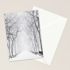 Snowy Park Stationery Card Gallery Image 2