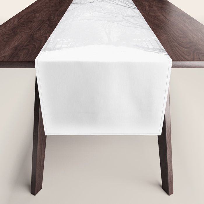 Snowy Park Table Runner Gallery Image 1