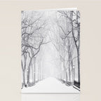 Snowy Park Stationery Card Gallery Image 2