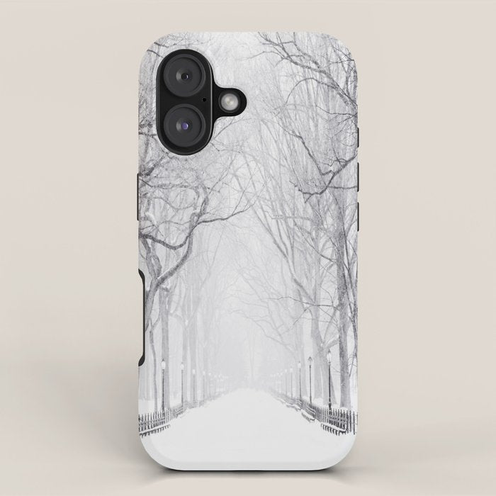 Snowy Park iPhone Case Gallery Image 1