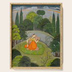 Indian Miniature Painting  Serving Tray Gallery Image 1