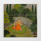 Indian Miniature Painting  Wood Wall Art Gallery Image 1