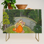 Indian Miniature Painting  Credenza Gallery Image 1