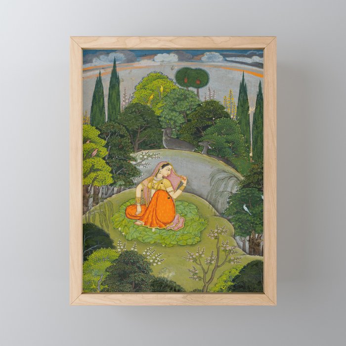 Indian Miniature Painting  Mini Art Print Gallery Image 1