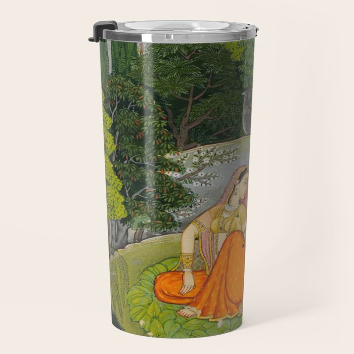 Indian Miniature Painting  Travel Mug Gallery Image 3