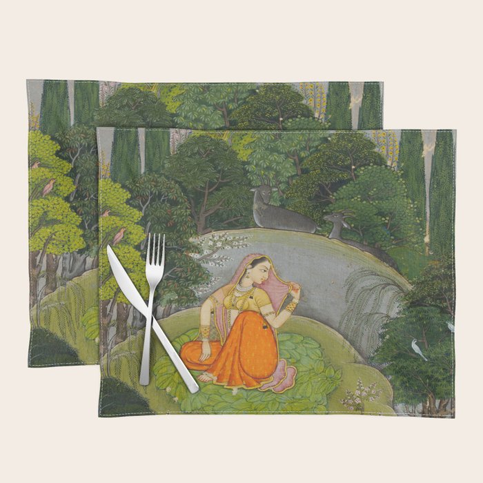 Indian Miniature Painting  Placemat Gallery Image 1