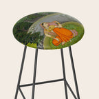 Indian Miniature Painting  Stool Gallery Image 2