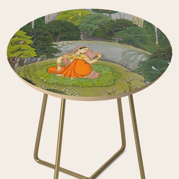 Indian Miniature Painting  Side Table Gallery Image 2
