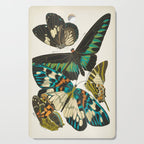 Vintage Butterfly Illustration EA Seguy Papillon Cutting Board Gallery Image 1