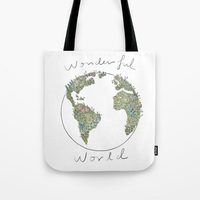 What a Wonderful World Tote Bag Gallery Image 1