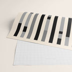 Bauhaus Dessau 1931 Modernist Homage Black Gray Cream Wrapping Paper Gallery Image 2