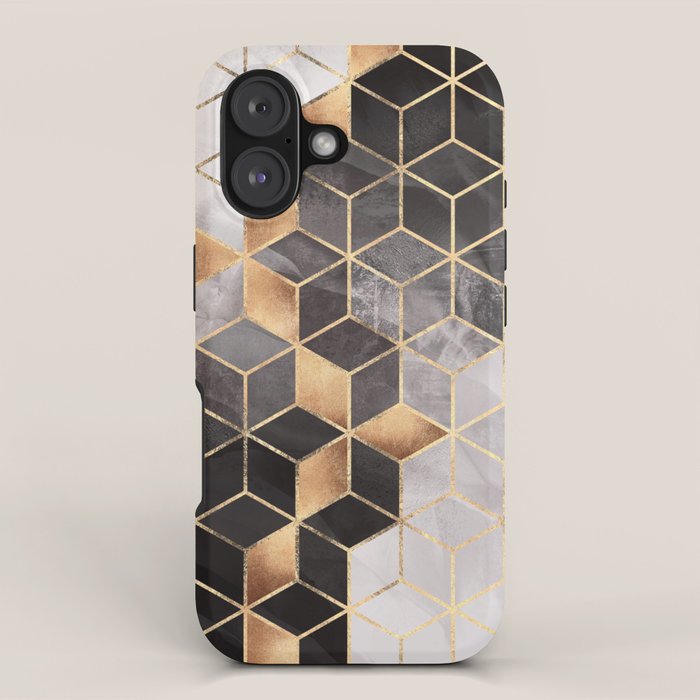 Smoky Cubes iPhone Case Gallery Image 1