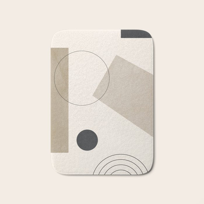 Minimal Geometric 36 Bath Mat Gallery Image 1