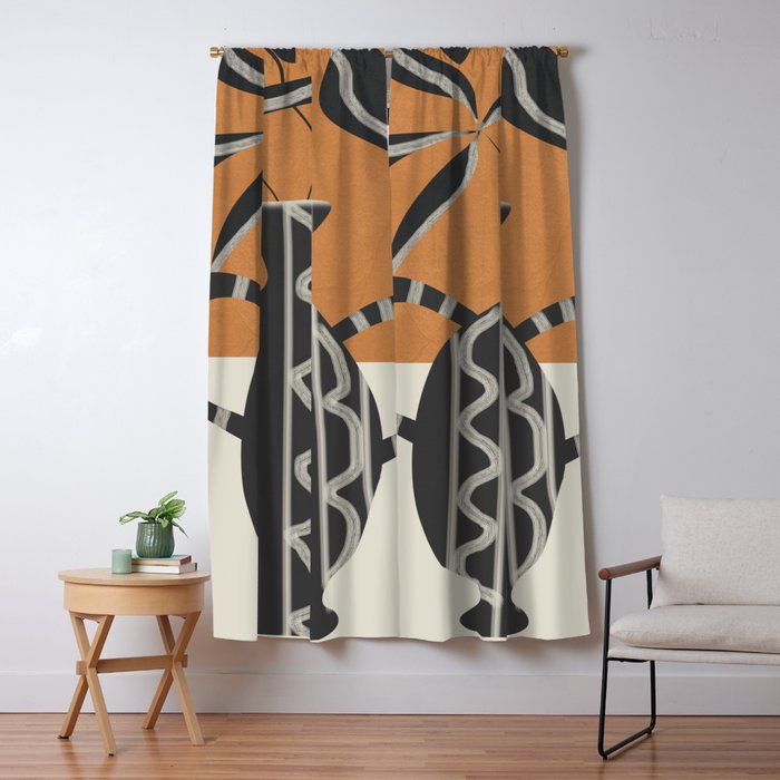 Minimalist Flora 2 Window Curtain Gallery Image 5